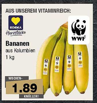 Bananen aus Kolumbien 1 kg