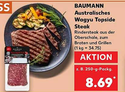 BAUMANN Australisches Wagyu Topside Steak