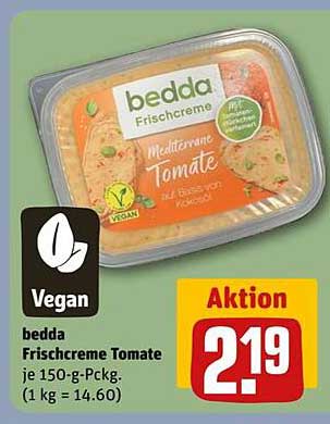 bedda Frischcreme Tomate 150 g