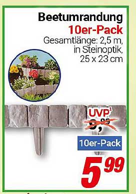 Beetumrandung 10er-Pack
