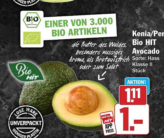 Bio HIT Avocado – Die Butter des Waldes