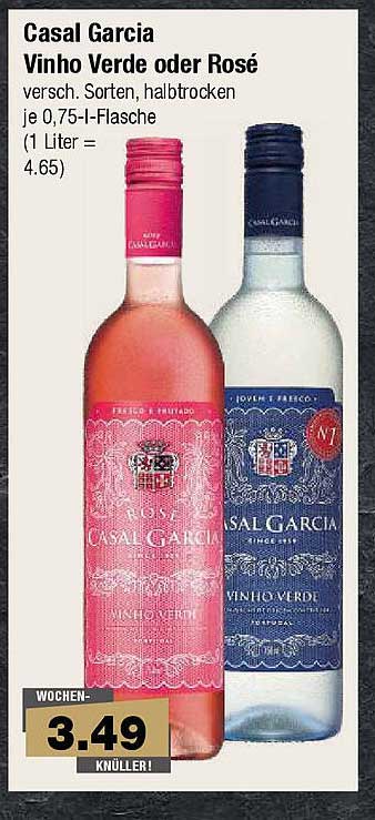 Casal Garcia Vinho Verde oder Rosé