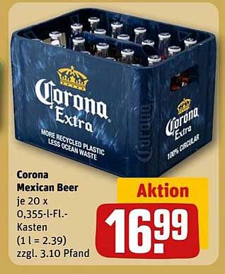 Corona Mexican Beer - 20 x 0,355 l-Fl. Kasten