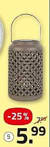Dekorative Laterne aus Metall