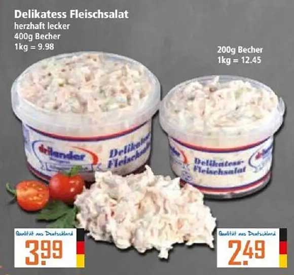Delikatess Fleischsalat 400g Becher