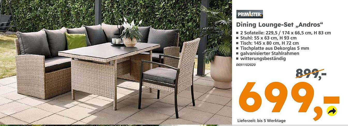 Dining Lounge-Set „Andros“