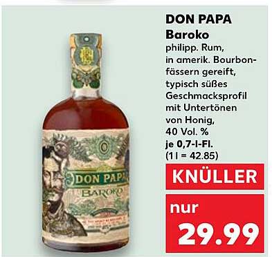 DON PAPA Baroko - 0,7l Flasche