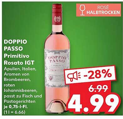 DOPPIO PASSO Primitivo Rosato IGT