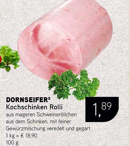 DORNSEIFERS Kochschinken Rolli