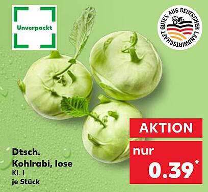 Dt. Kohlsrabi, lose K.L. I, je Stück
