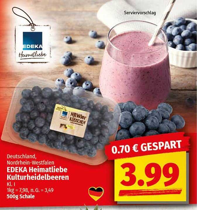 EDEKA Heimatliebe Kulturheidelbeeren 500g