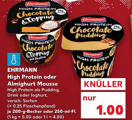 EHRMANN High Protein oder Almighurt Mousse