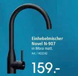 Einhebelmischer Novel N-907 in Mora matt