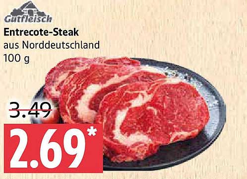 Entrecote-Steak aus Norddeutschland