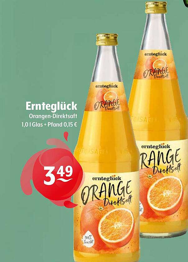 Ernteglück Orangen-Direktsaft 1,0l