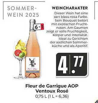 Fleur de Garrigue AOP Ventoux Rosé 0,75 L