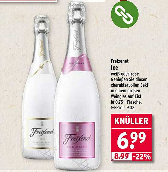Freixenet Ice weiß oder rosé