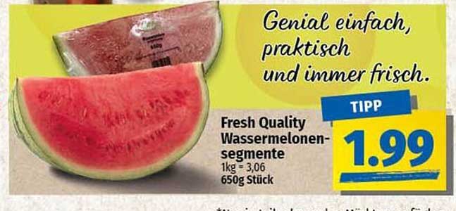 Fresh Quality Wassermelonensegmente