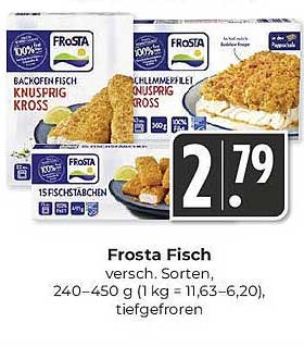 Frosta Fisch - verschiedene Sorten, tiefgefroren