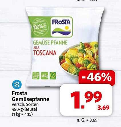 Frosta Gemüsepfanne Alla Toscana 480 g