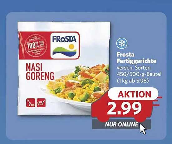Frosta Nasi Goreng Fertiggerichte 450/500-g-Beutel
