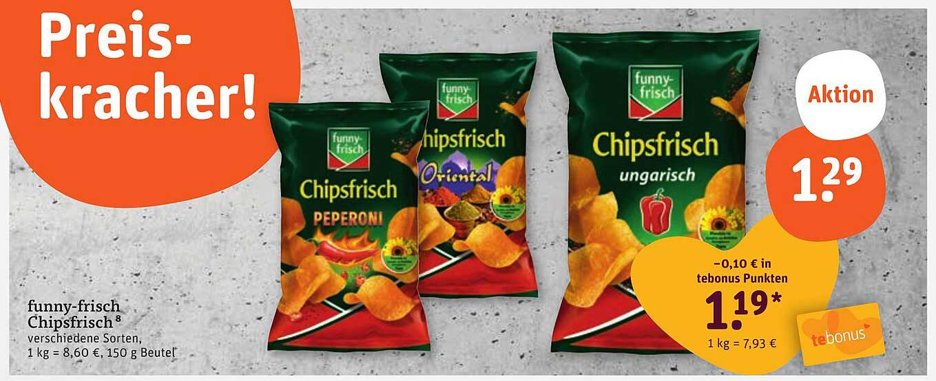 Funny-frisch Chipsfrisch 150 g