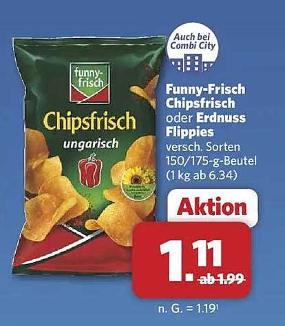 Funny-Frisch Chipsfrisch oder Erdnuss Flippies