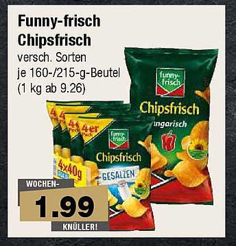 Funny-frisch Chipsfrisch - Verschiedene Sorten