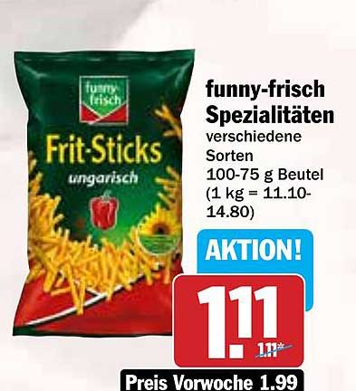 funny-frisch Frit-Sticks - Ungarisch