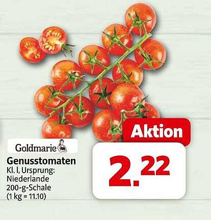 Genusssorten Tomaten - Klasse I, 200 g von Goldmarie