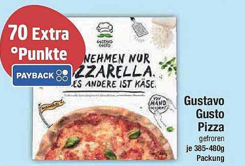 Gustavo Gusto Pizza – gefroren, je 385–480g Packung