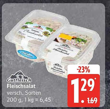 Gutfleisch Fleischsalat versch. Sorten (200 g)
