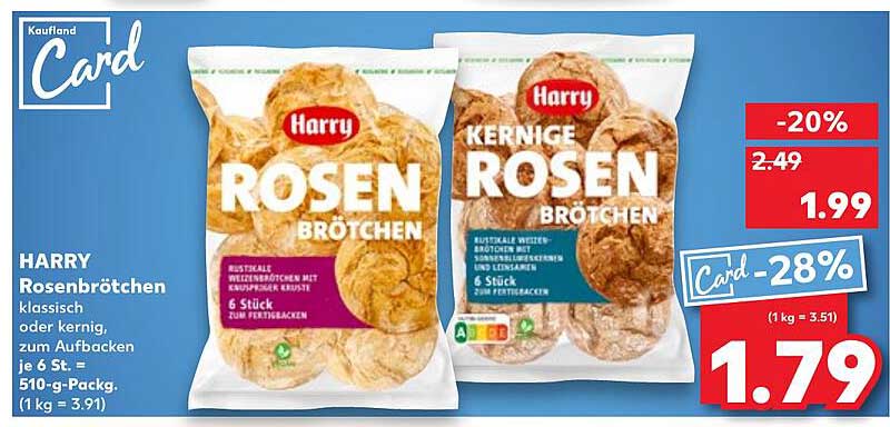 Harry Rosenbrötchen - klassisch oder kernig