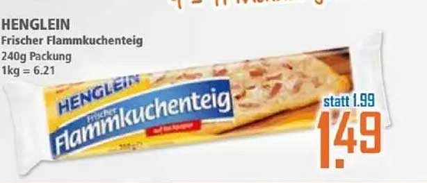 HENGLEIN Frischer Flammkuchenteig 240g