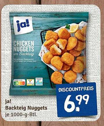 ja! Backteig Nuggets – Chicken Nuggets im Backteig