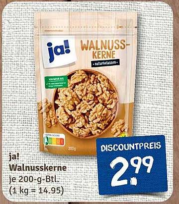 ja! Walnusskerne je 200-g-Btl