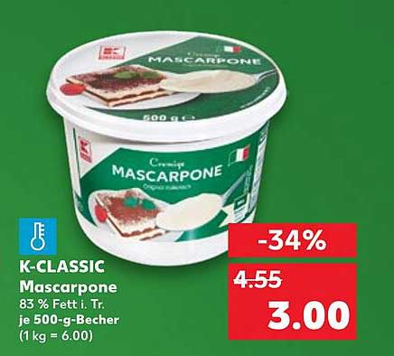 K-CLASSIC Mascarpone 500 g