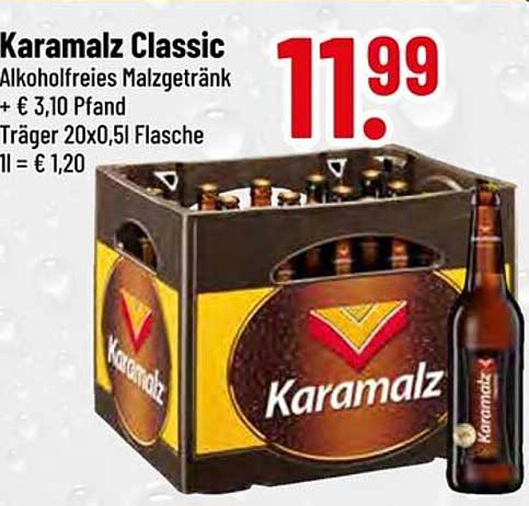 Karamalz Classic - alkoholfreies Malzgetränk im 20er Träger
