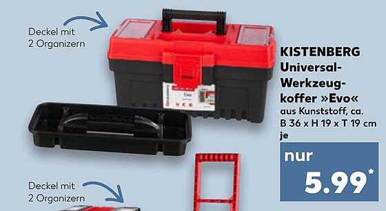 KISTENBERG Universal-Werkzeugkoffer »Evo«