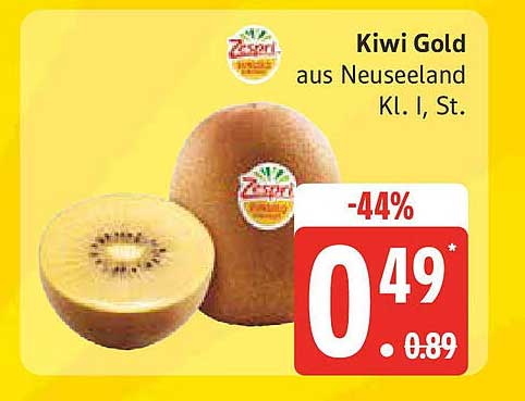 Kiwi Gold aus Neuseeland Kl. I, St.