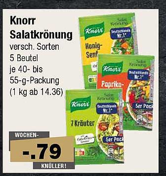 Knorr Salatkörung - versch. Sorten