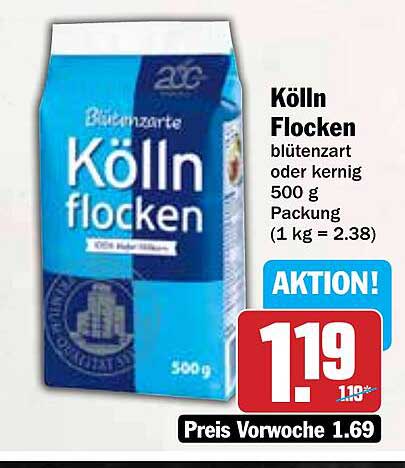 Kölln Flocken blütenzart oder kernig 500 g