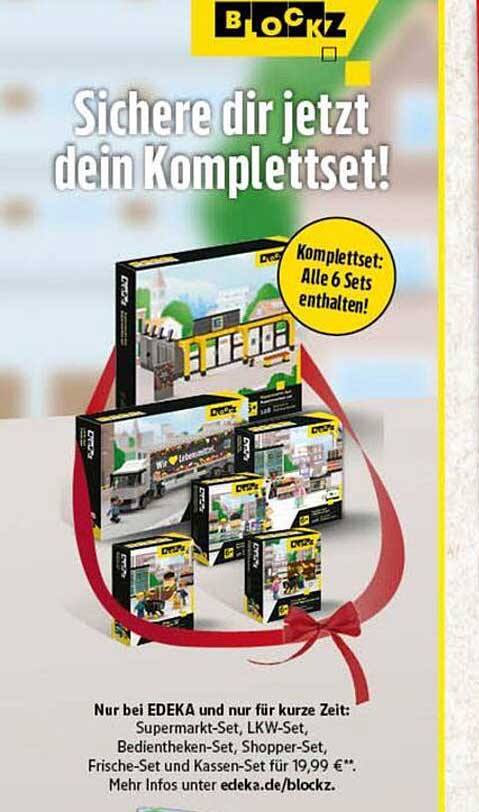 Komplettset der BLOCKZ-Spielzeuge – Alle 6 Sets enthalten!