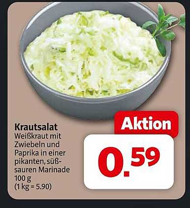 Krautsalat mit Zwiebeln und Paprika in einer pikanten, süß-sauren Marinade