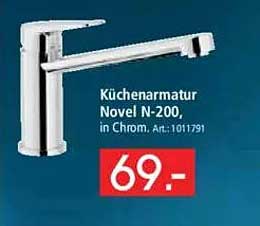 Küchenarmatur Novel N-200, in Chrom
