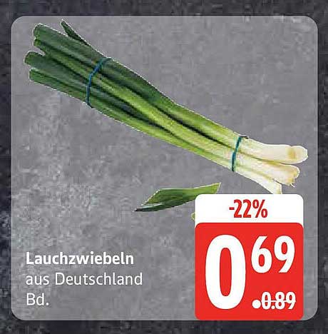 Lauchzwiebeln aus Deutschland Bd.