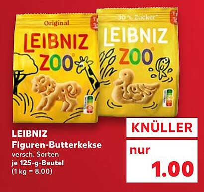 LEIBNIZ Figuren-Butterkekse - nur 1,00 €