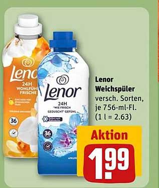 Lenor Weichspüler 756 ml – verschiedene Sorten