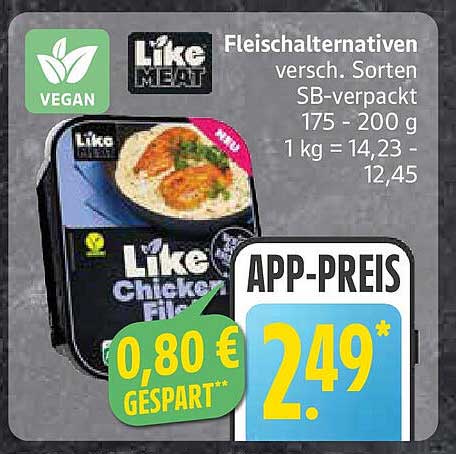 Like Meat Chicken Fillets - Fleischalternativen