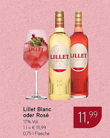 Lillet Blanc oder Rosé – Erleben Sie den Geschmack des Sommers